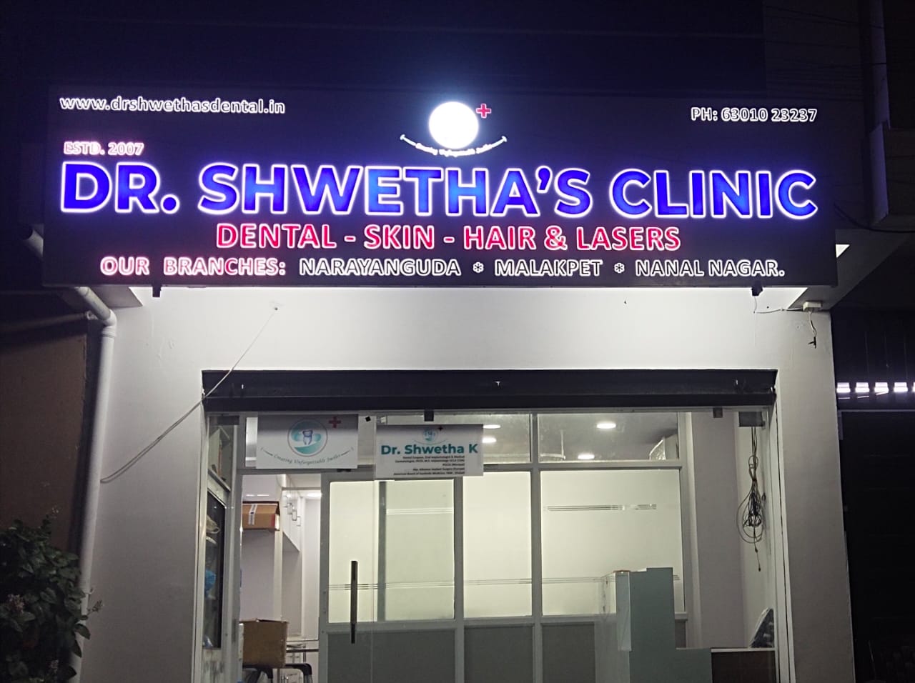 Dr Shwethas Dental, Skin, Hair and skin clinic Malakpet