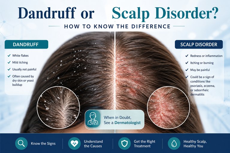 Dandruff or Scalp Disorder? How to Know the Difference